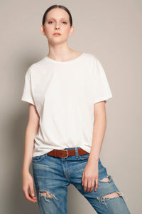 Boyfriend Tee Daylight White