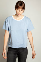 Short Boyfriend Tee Baby Blue