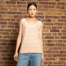 Basic Tank Tangerine Stripe